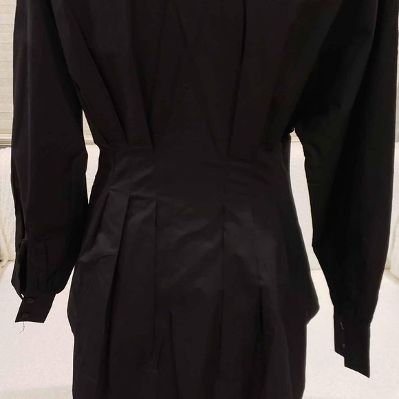 NEW Black Bodycon Fit & Flare T-SHIRT Dress Women's Ladies Size Small - Picture 13 of 16